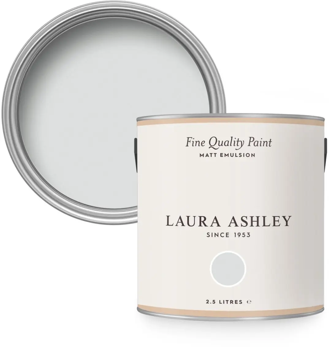 Laura Ashley Muurverf Mat 2.5L Powder Grijs