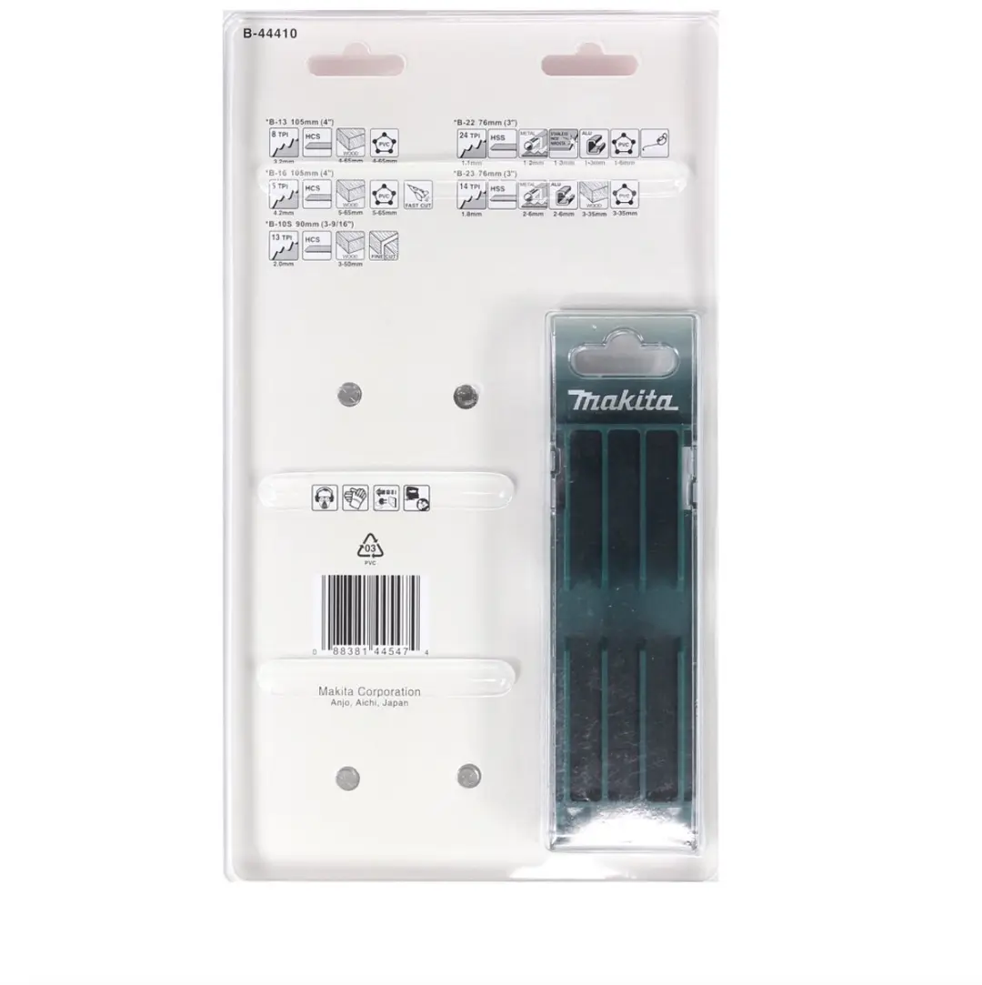 Makita DJV181RTJ Pendelzaag 18V - 1x 5,0Ah + Oplader + 23 Zaagbladen - afbeelding 3 van 5