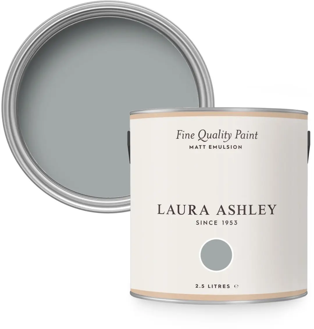 Laura Ashley Muurverf Mat 2.5L Slate Grijs