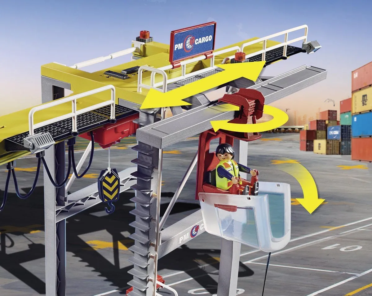 Playmobil City Action Cargo Portaalkraan 70770 - Multicolor