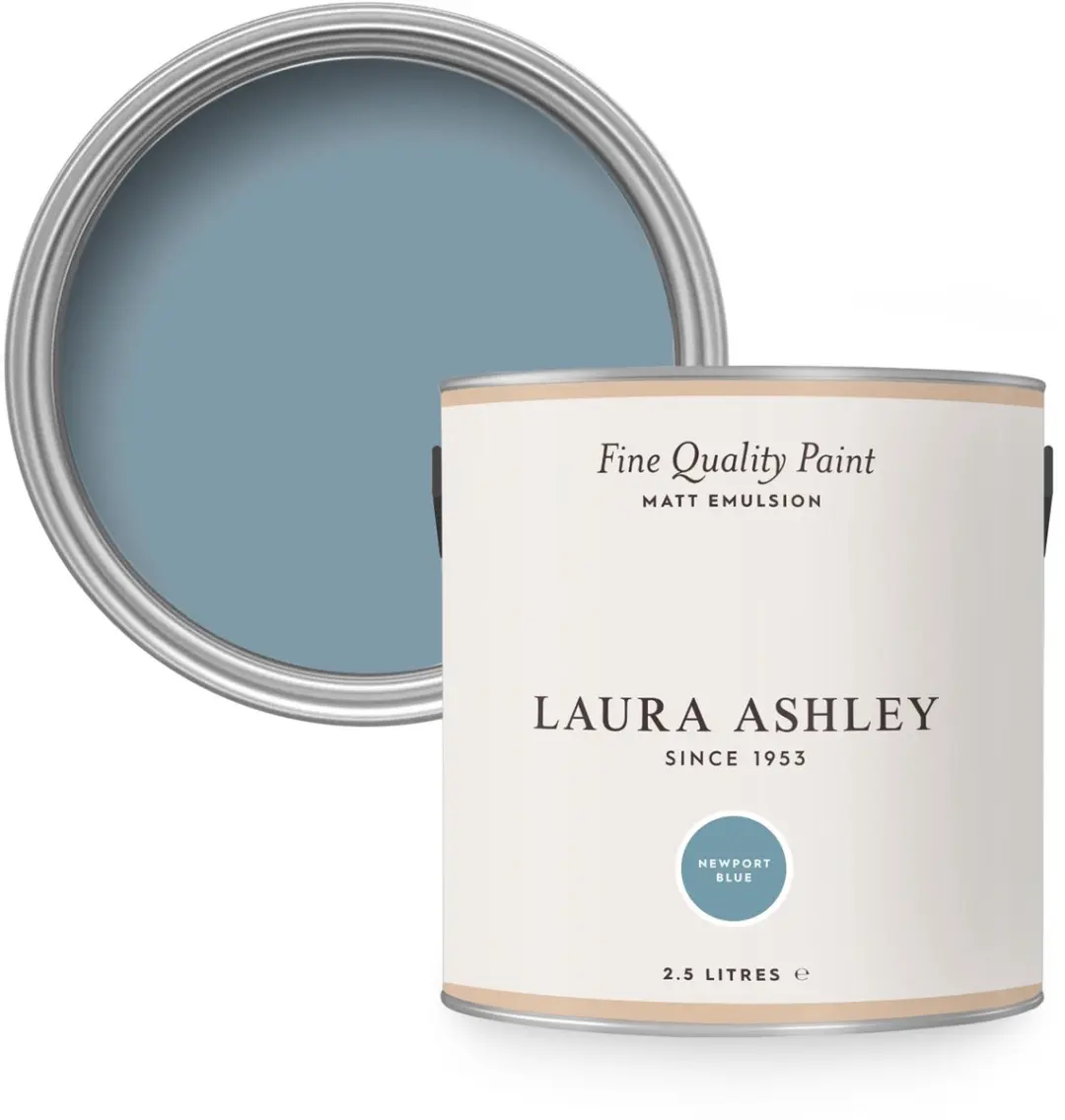 Laura Ashley Muurverf Mat 2.5L Newport Blauw