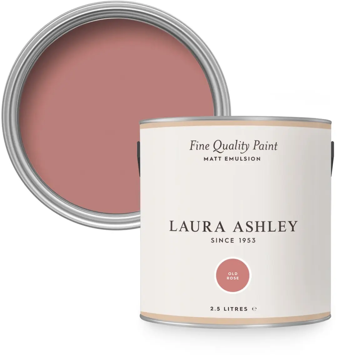 Laura Ashley Muurverf Mat 2.5L Old Roze