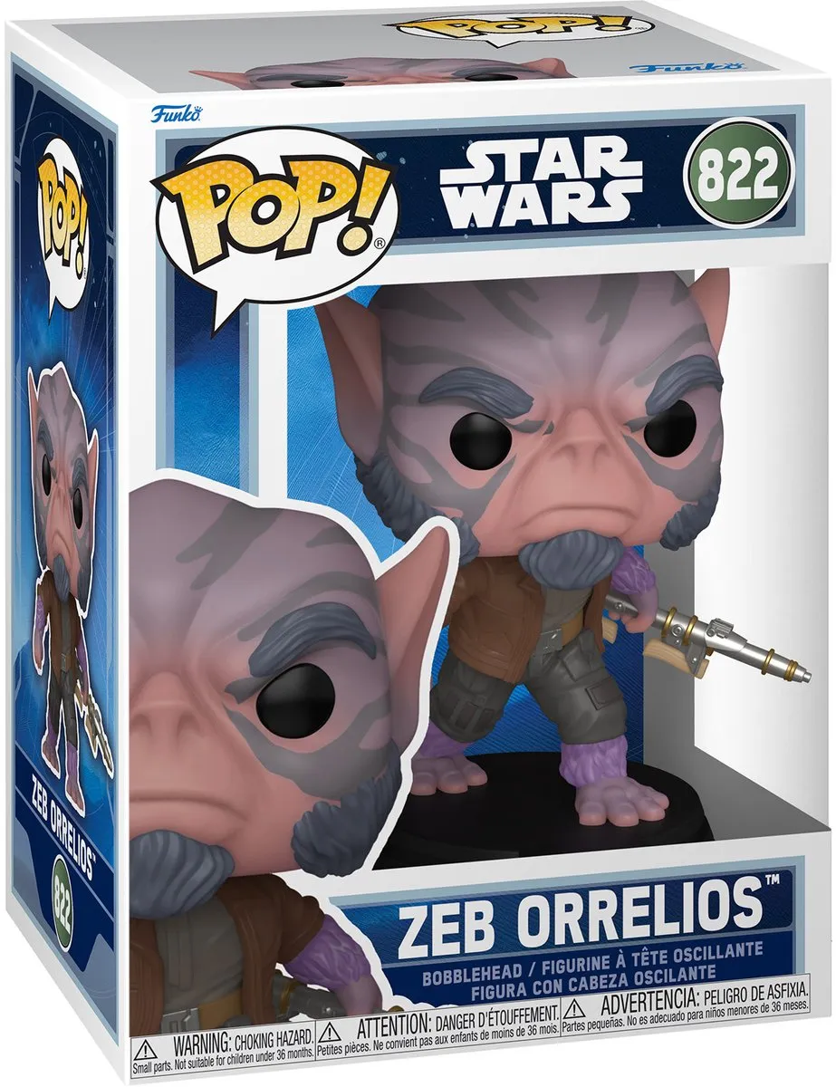 Funko POP Star Wars Mandalorian & Grogu Zeb Orrelios