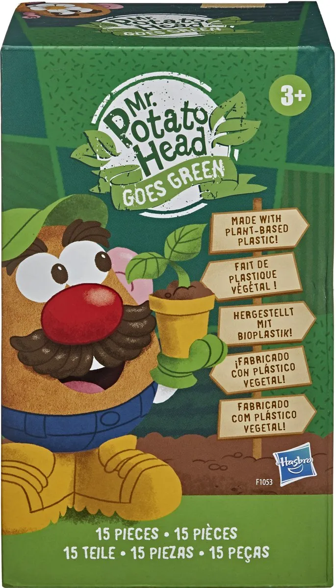 Mr. Potato Head Goes Green 15 Stuks Gemaakt Van Plantaardig Plastic - Kinderspeelgoed