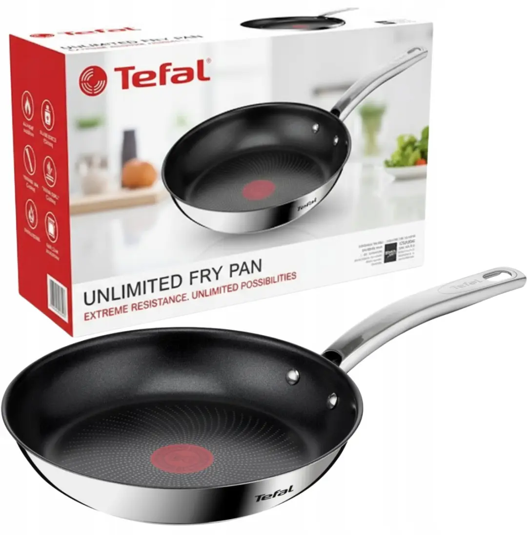 Tefal Intuition Koekenpan 24cm Inductie Titanium