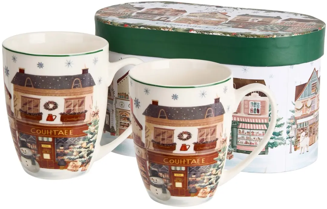 Kerst Mokken Set 2 stuks