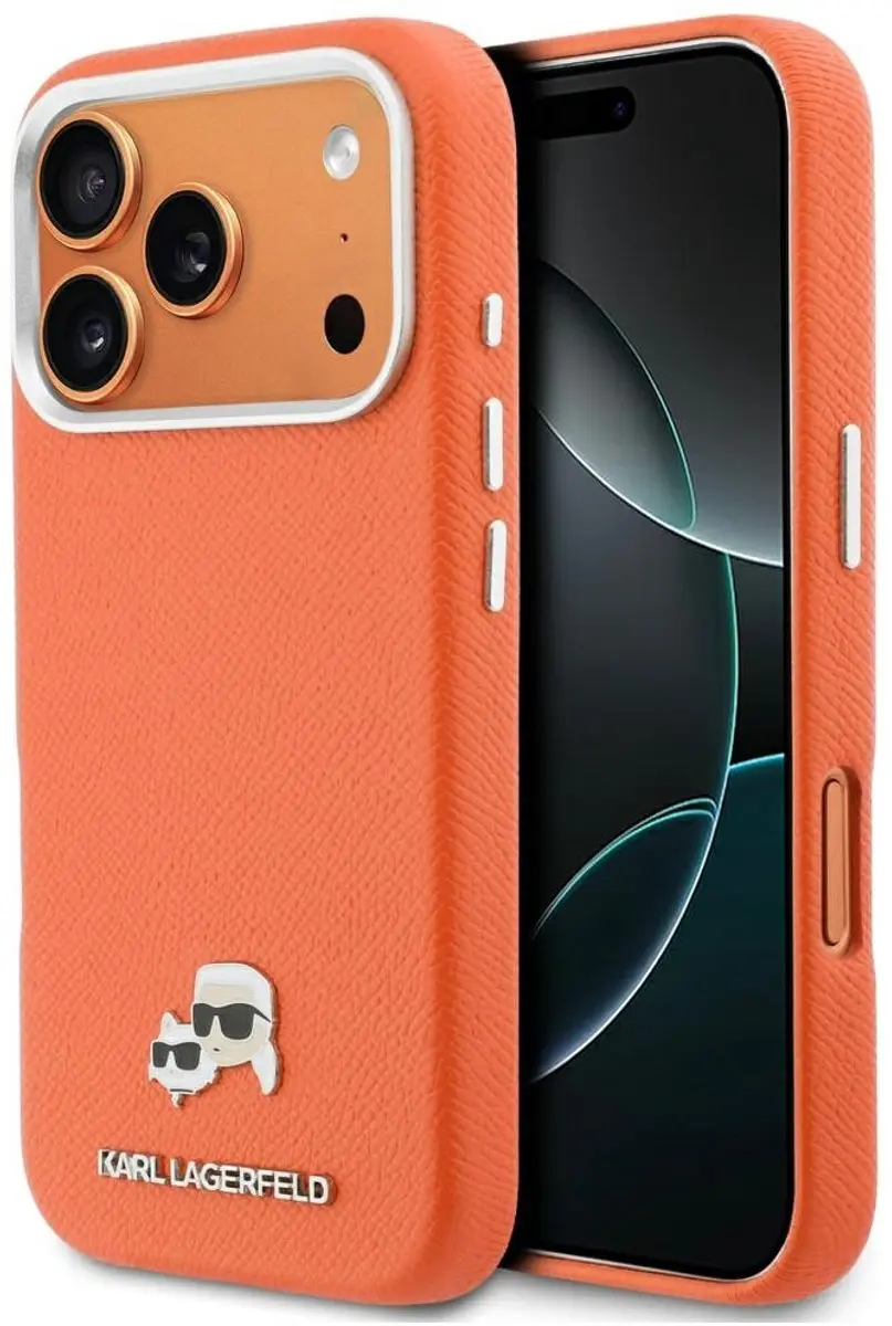 Karl Lagerfeld Hoesje Karl & Choupette Saffiano iPhone 17 Pro Max