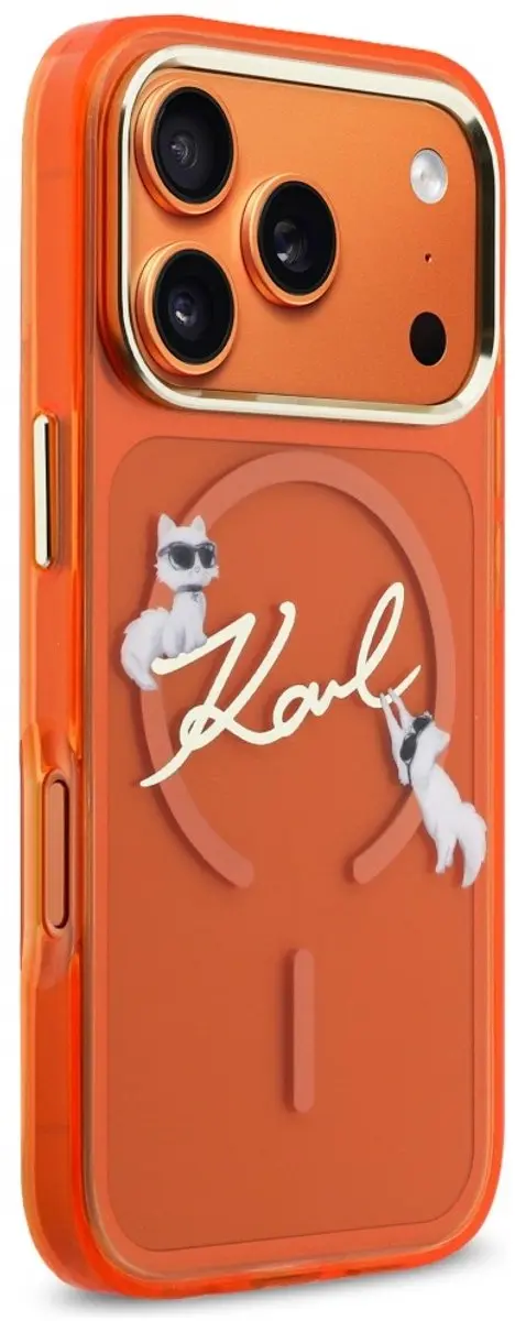 Karl Lagerfeld Hoesje MagSafe iPhone 17 Pro - Transparent - 3666339606534