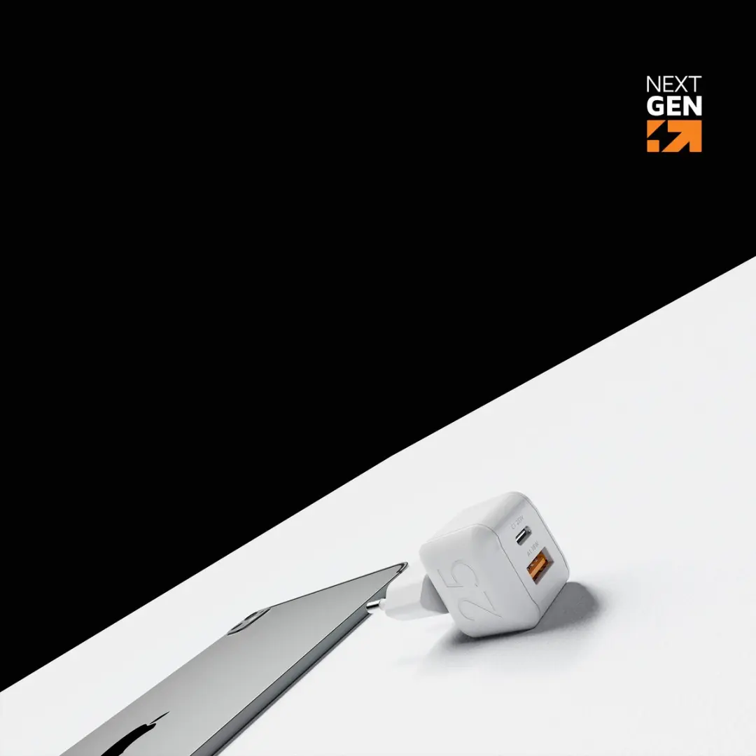 Xtorm XECNG250 USB-C Oplader 25W - 2x USB - Wit - afbeelding 4 van 6