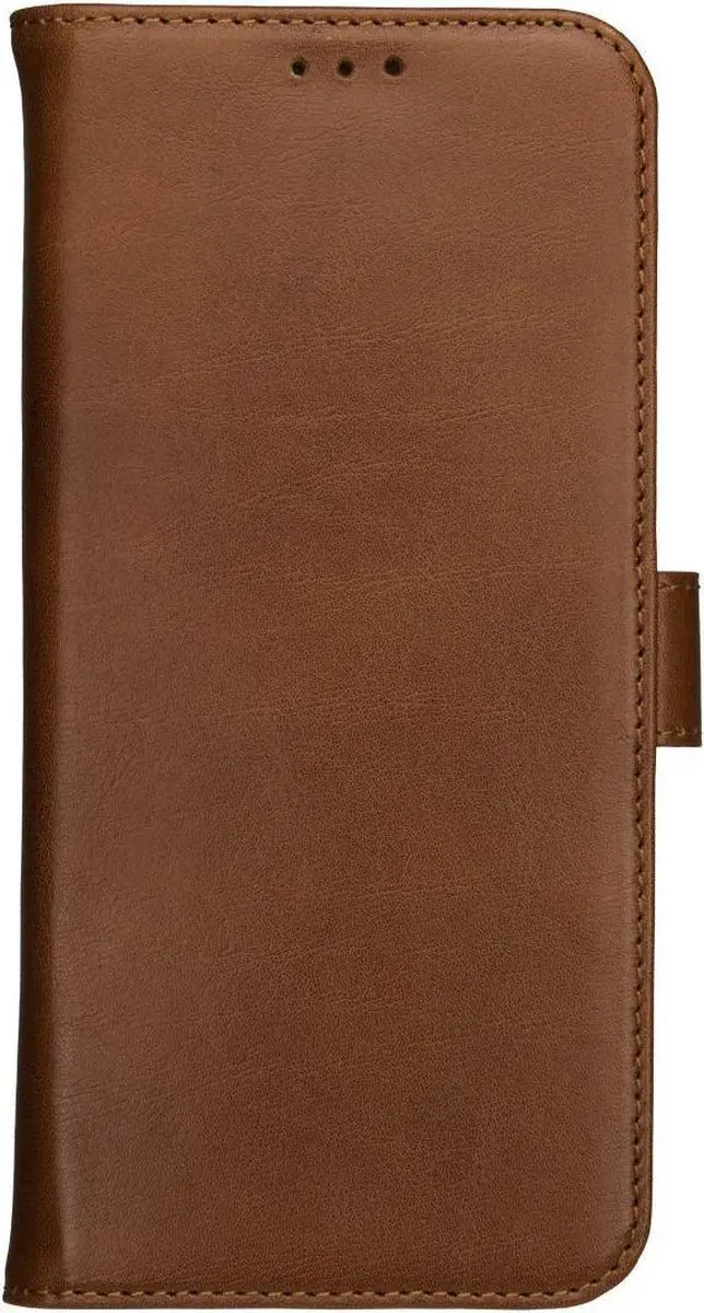 Rosso Deluxe Book Case Samsung Galaxy S21 FE - 3 Pasjes Bruin