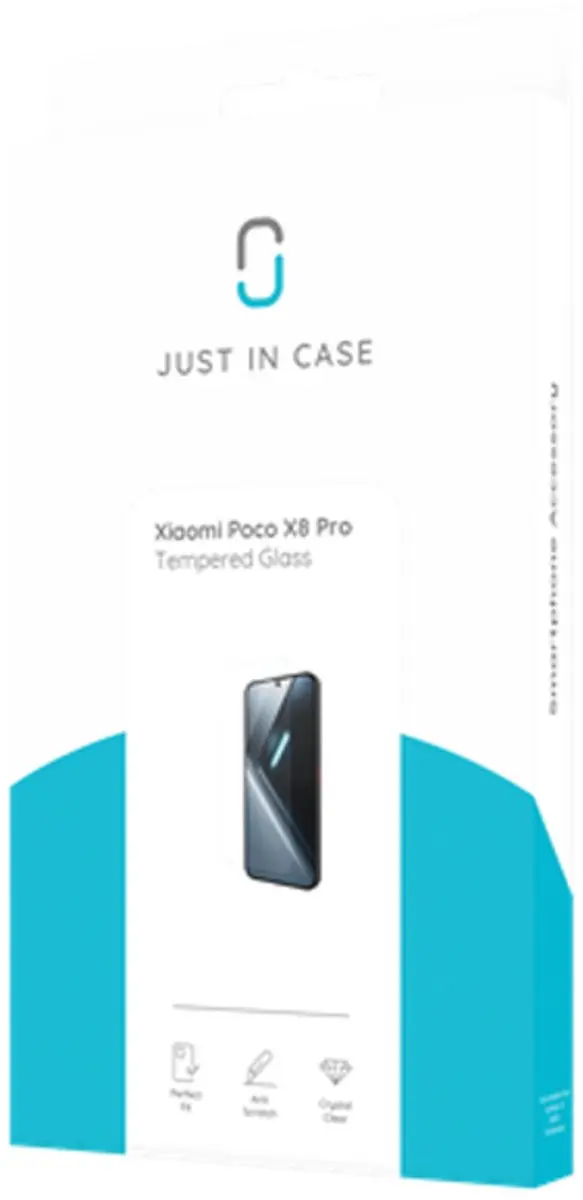 Just in Case Screenprotector Xiaomi Poco X8 Pro MXM2907SG0 - Gehard Glas