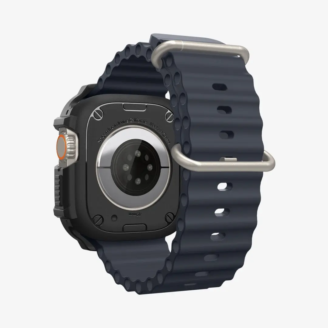 Spigen Rugged Armor Hoesje ACS11414 - Apple Watch Ultra 3/2/1 Zwart