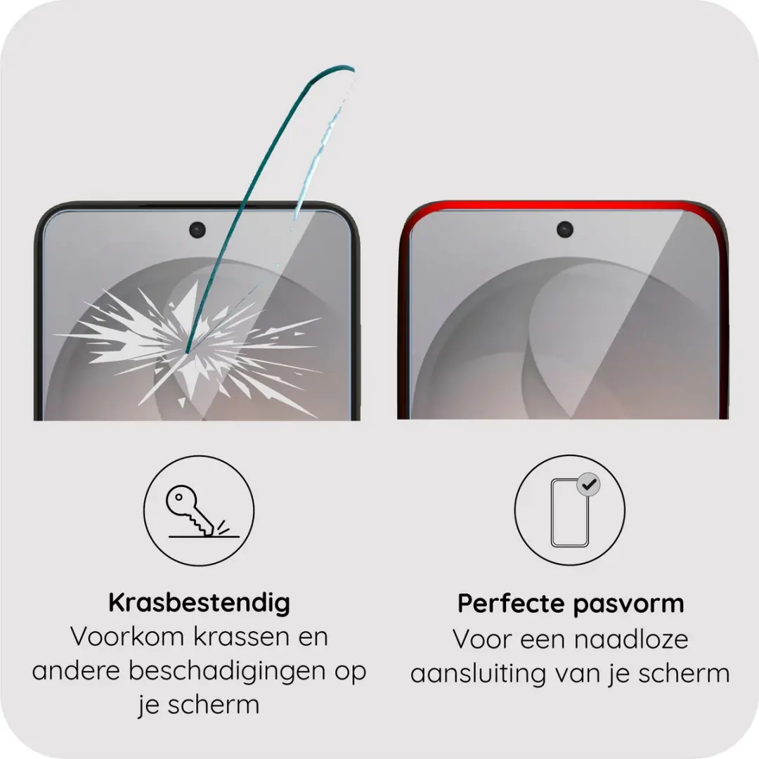 Just in Case Screenprotector Samsung Galaxy S26 FE - Gehard Glas