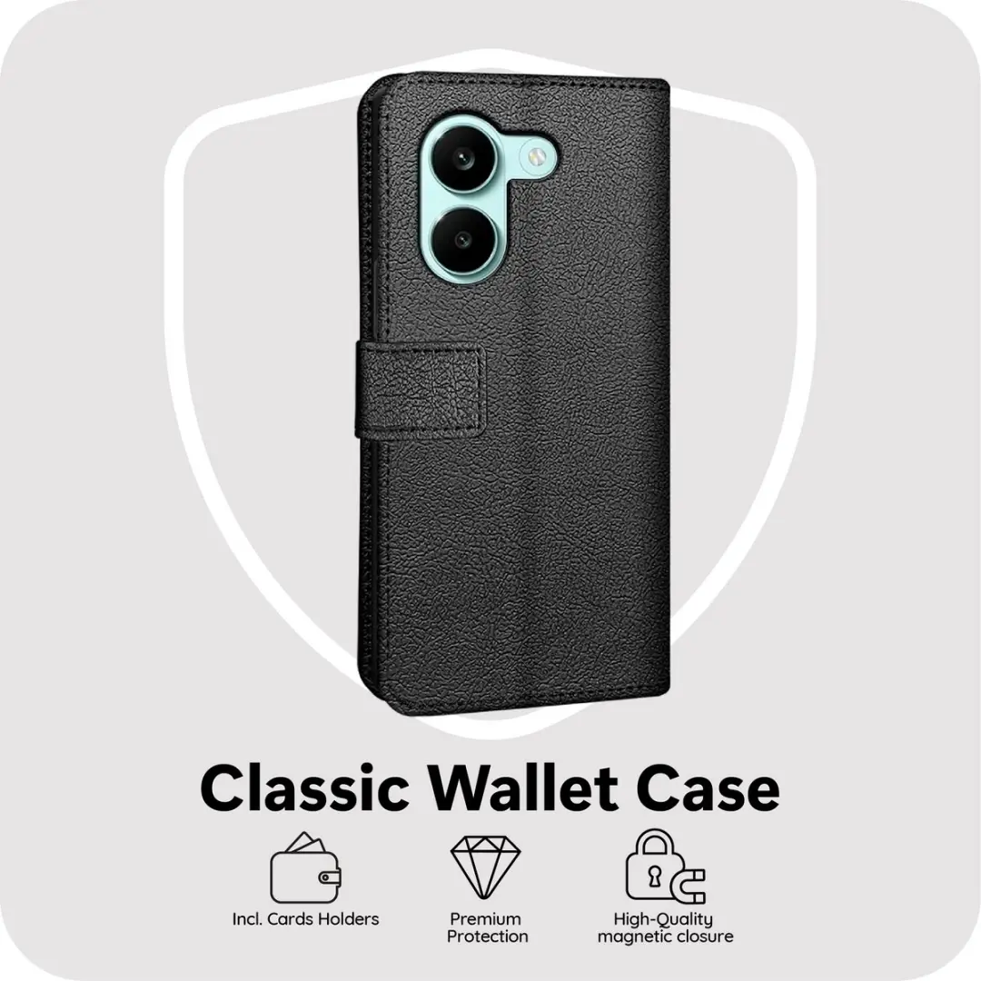 Just in Case Bookcase Classic MXM2907CW1 Hoesje - Xiaomi Poco X8 Pro - 2 Pasjes - Zwart
