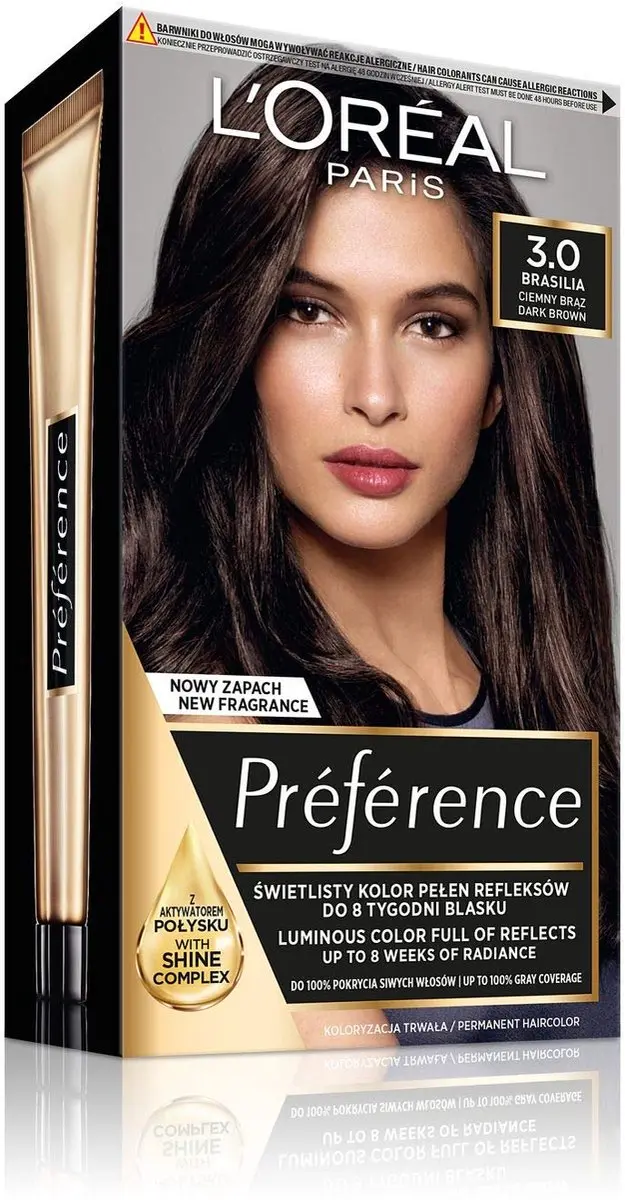L'OREAL RECITAL PREFERENCE FARBA DO WŁOSOW B 3.0 BRASILIA