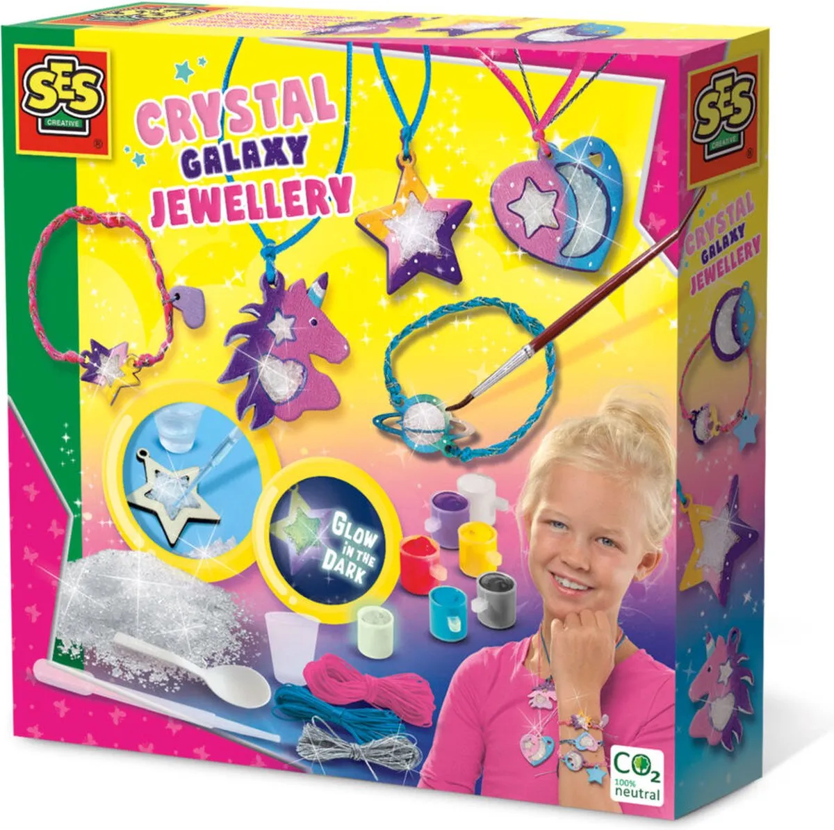 SES Creative Galaxy Kristal Sieraden Set