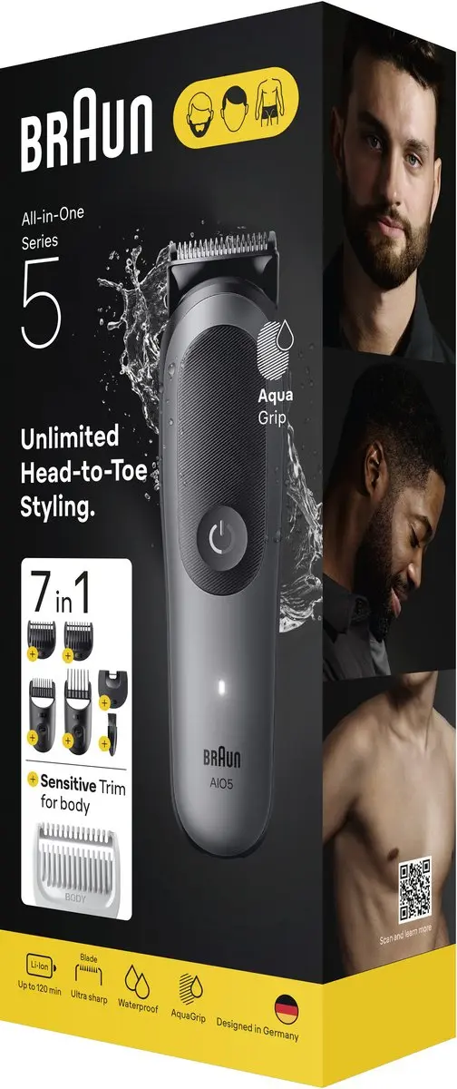 Braun 80789911 Scheer-, knip- en trimapparaat - Donkergrijs