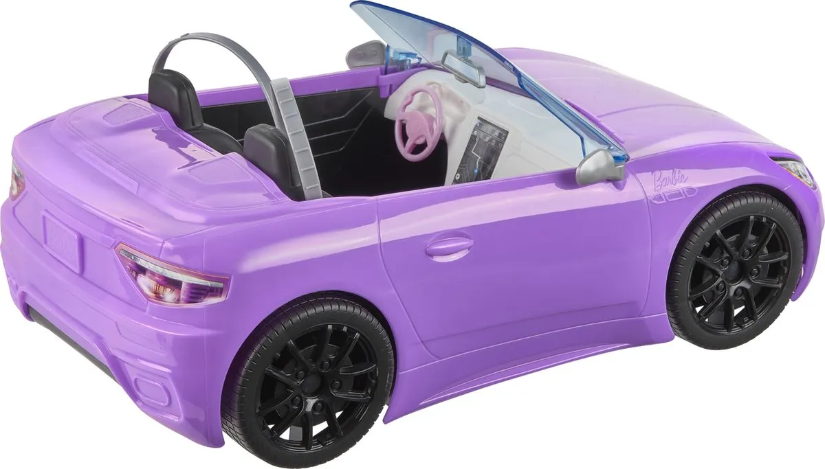 Barbie Pop Modepop - Paarse Cabrio
