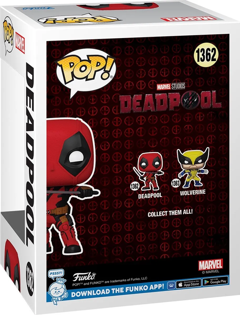 Funko Pop Marvel Deadpool #1362 - Deadpool