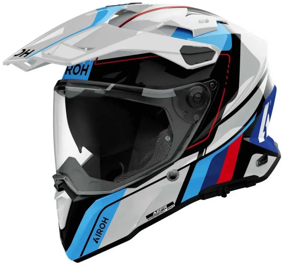 Airoh Commander 2 Skip Integraalhelm M - Wit/Blauw/Rood