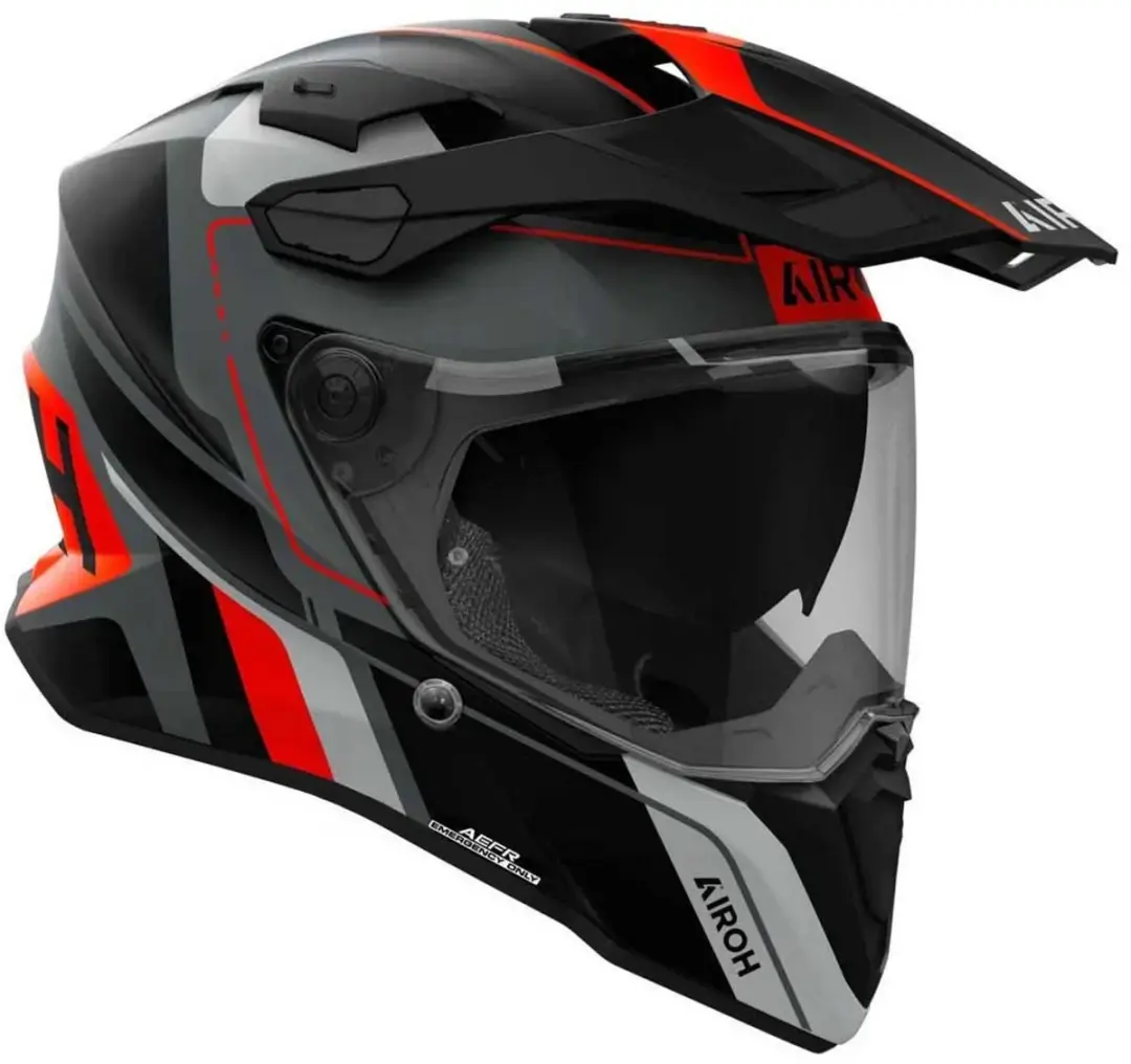 Airoh Commander 2 Skip Helm - S - Black/Grey/Red
