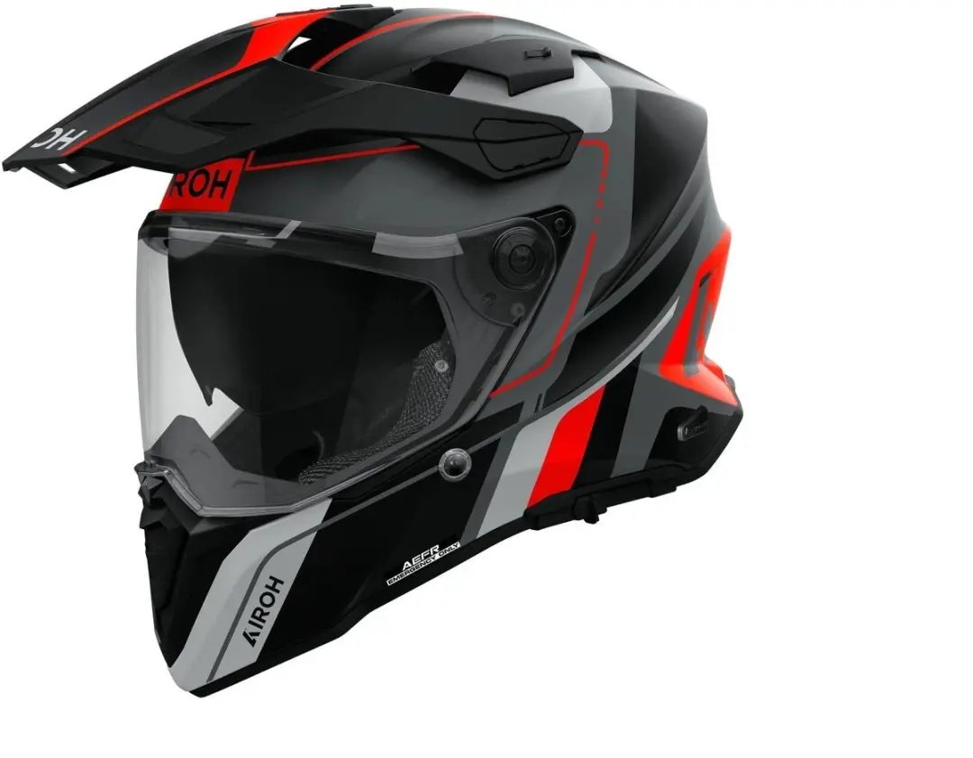 Airoh Commander 2 Skip Helm - S - Black/Grey/Red