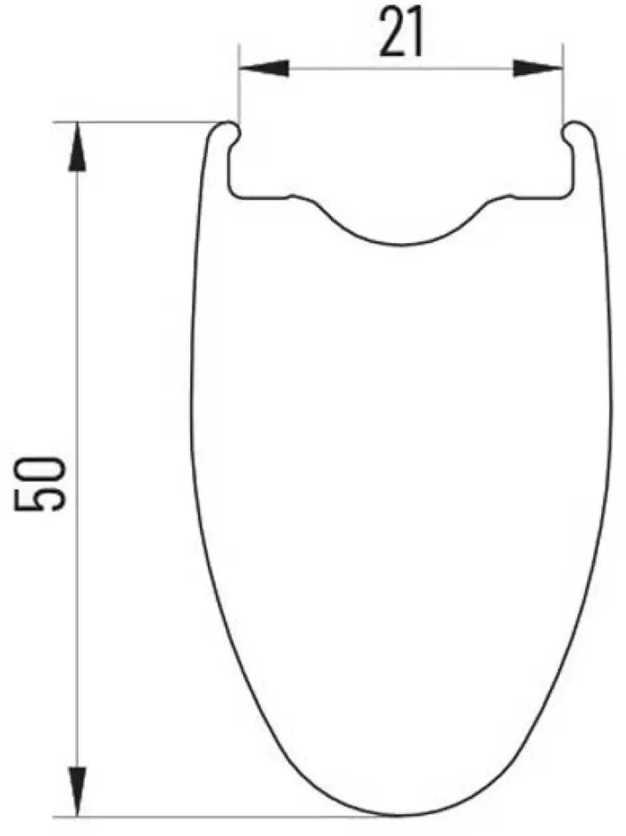 Miche Kleos RD Corps SH 50-50 Wiel - Racefiets - Tubeless - afbeelding 5 van 6
