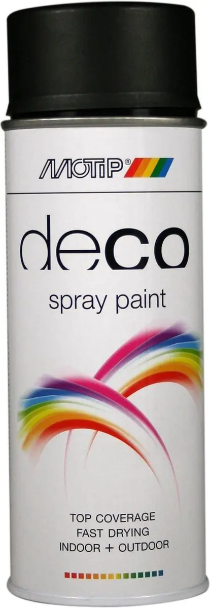 Motip Deco Spray Deep Black 400ml