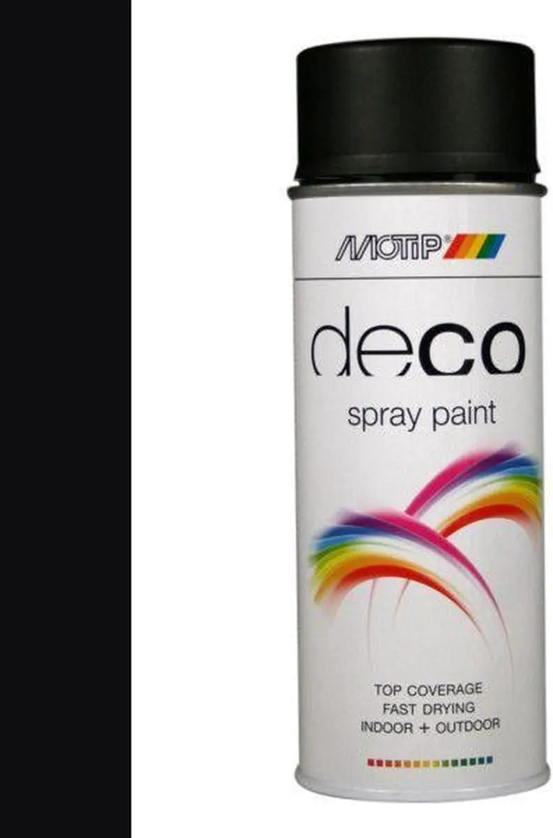 Motip Deco Spray Deep Black 400ml