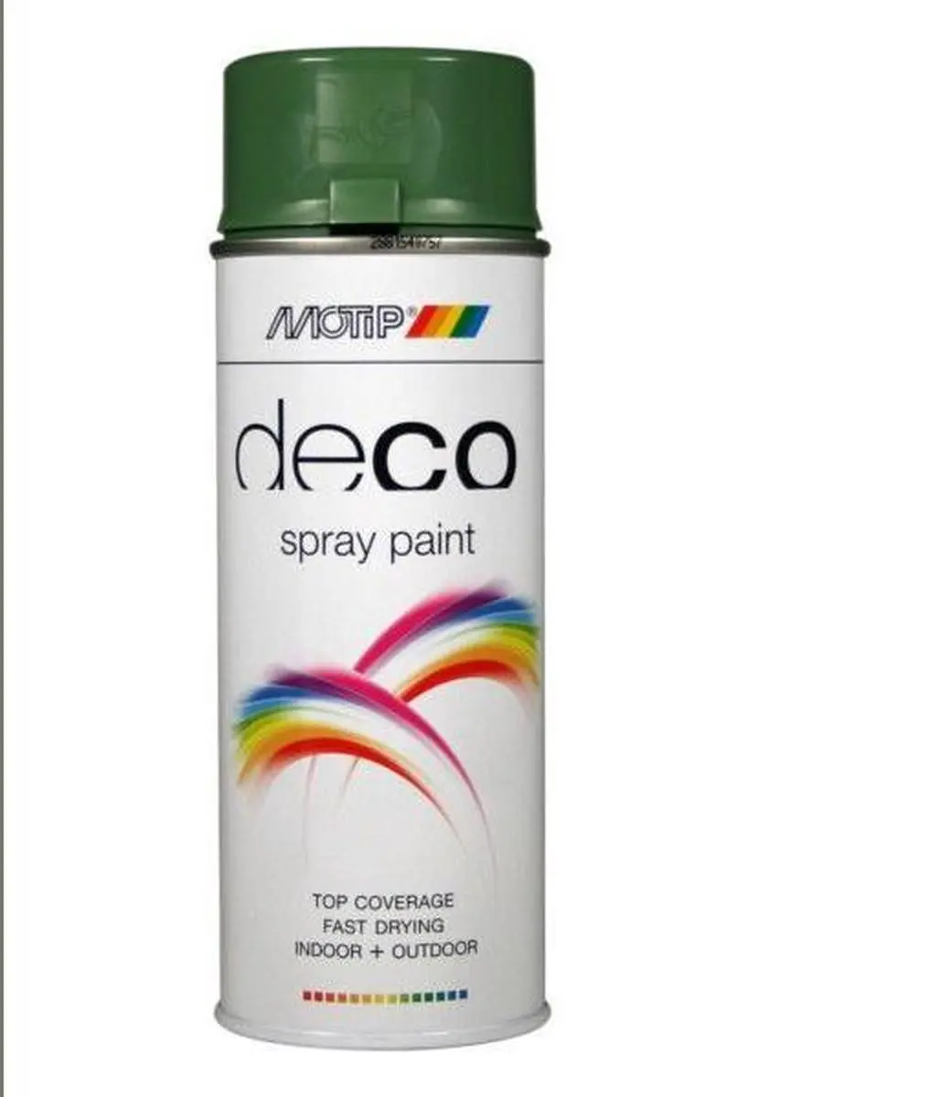 Motip deco alkyd hoogglans lak RAL 6011 reseda groen (01688)