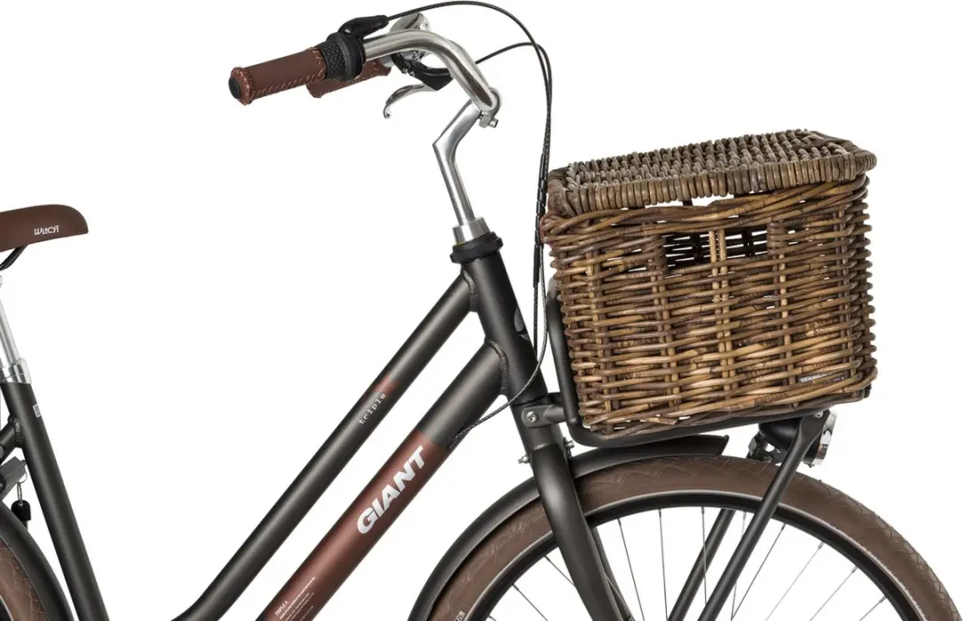 FastRider Sera Rotan Fietsmand - 26L - Bruin - afbeelding 5 van 6