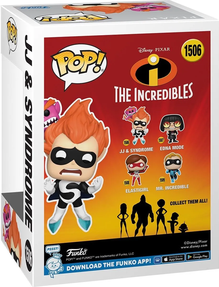 Funko Pop! Die Unglaublichen JJ & Syndrome 1506 - 20th Anniversary