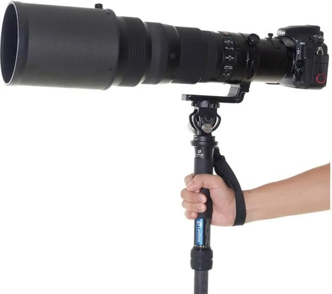LeoFoto MP-326C Carbon Monopod - Zwart/Blauw