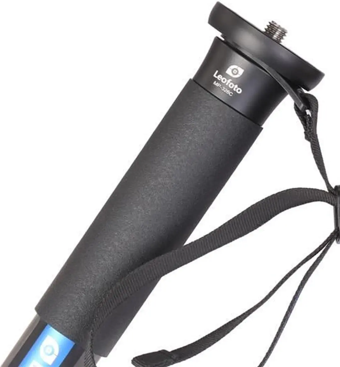 LeoFoto MP-326C Carbon Monopod - Zwart/Blauw