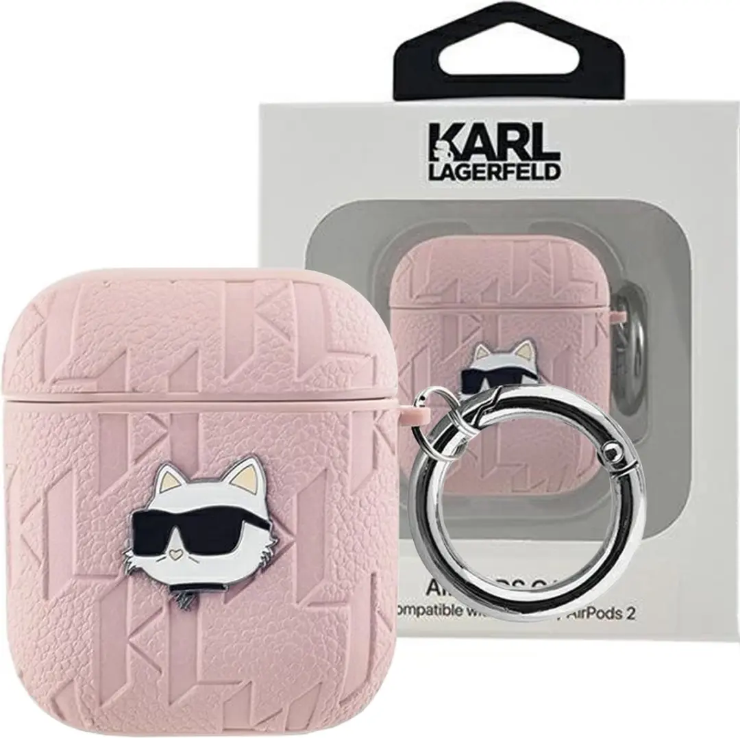 Karl Lagerfeld Choupette AirPods Hoesje KLA2PGCHPP