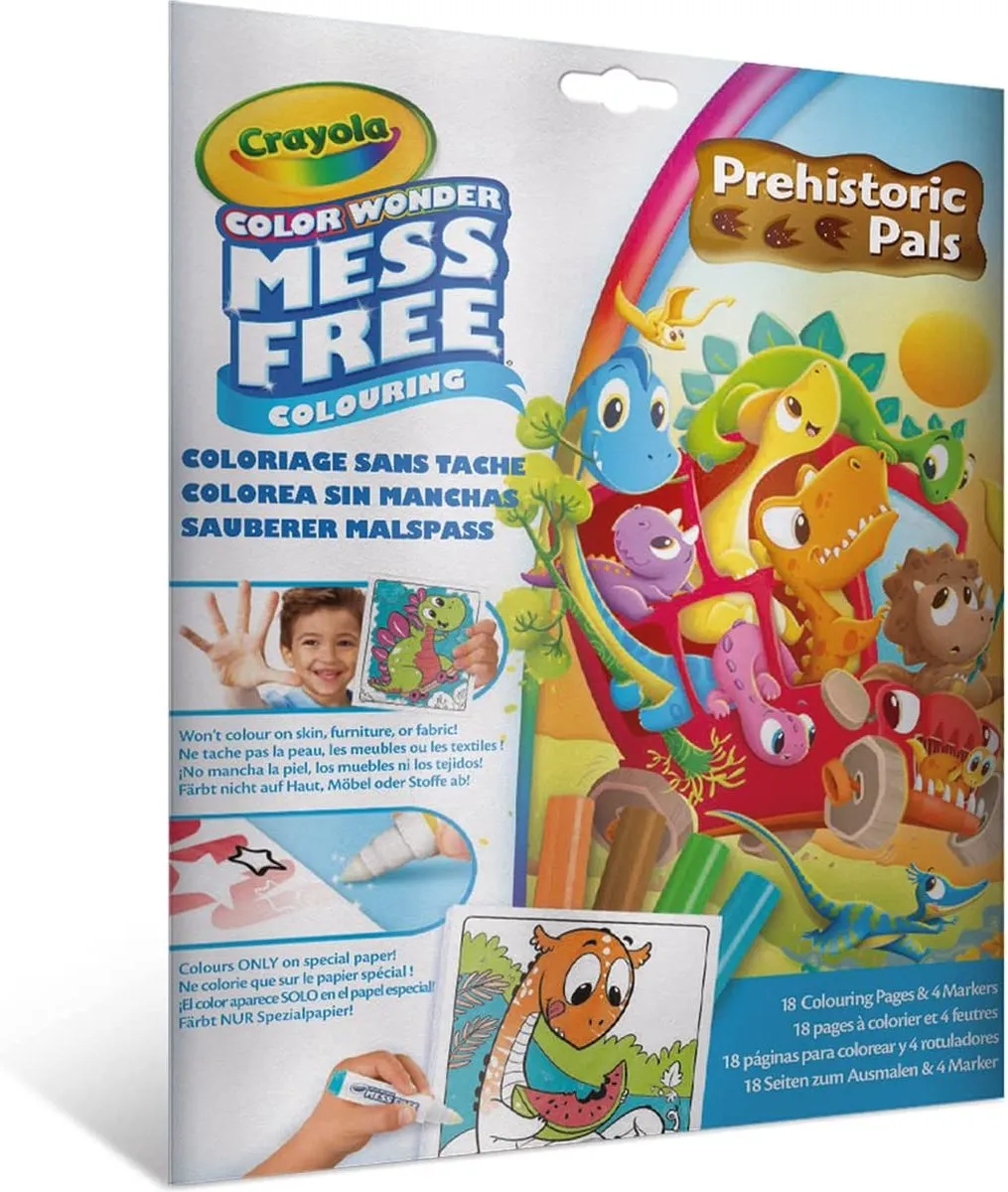 Crayola Color Wonder Dinosaurusvrienden Kleurboek