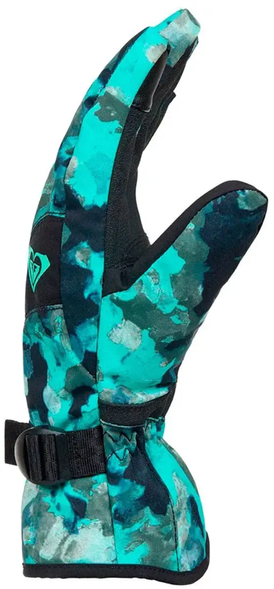 Roxy Jetty Handschoenen - M - Blackberry Wine Checkmate Ax - afbeelding 4 van 4