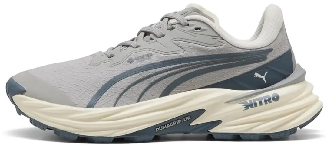 PUMA Fast-Trac Nitro 4 Gore-Tex Trailschoenen - EU 41 - Grijs/Eenblauw