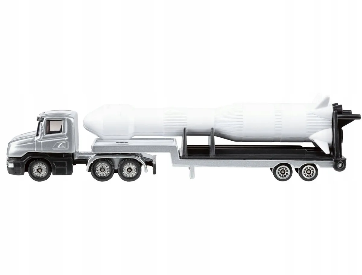 SIKU Brandweerwagen Metaal 1:58 - Wit/Zilver/Zwart