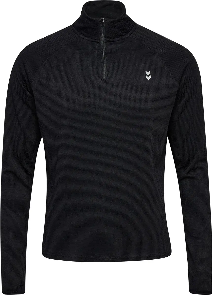 Hummel Hmlpulse Half Zip Midlayer 229901 - XXL - Zwart