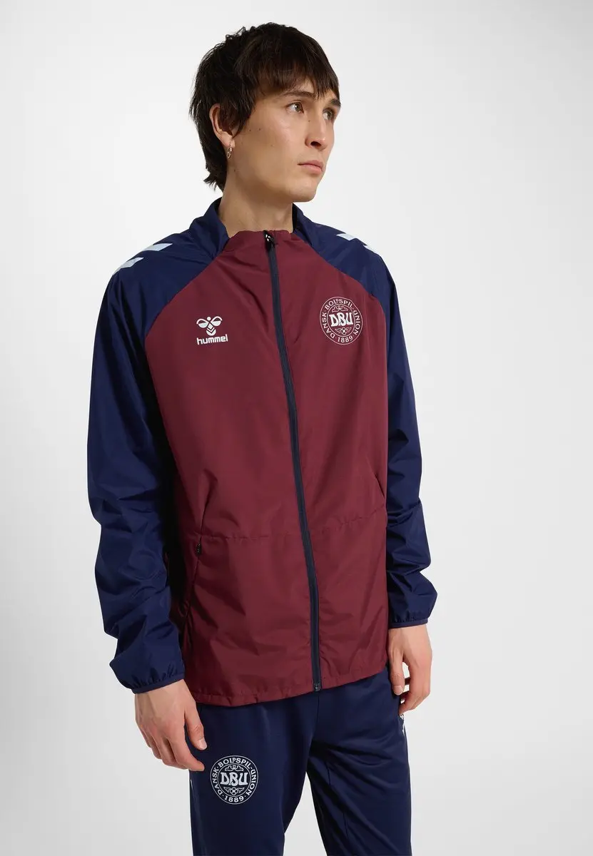 Hummel DBU 26 Pro TR Jacket - S - Windsor Wine/Peacoat - afbeelding 5 van 6