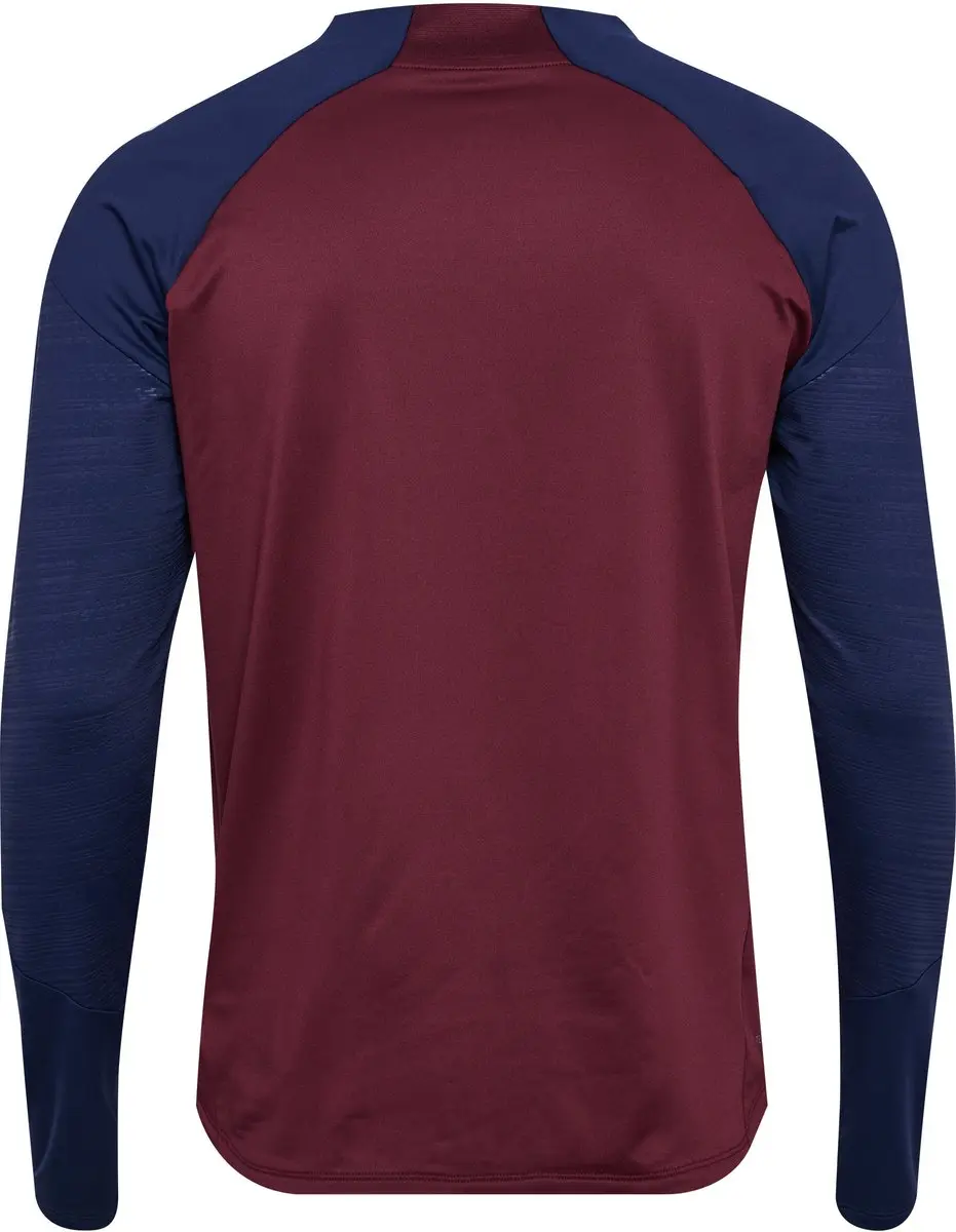 Hummel DBU 26 Pro Tr Crew Sweat - Bordeaux/Navy - afbeelding 3 van 6