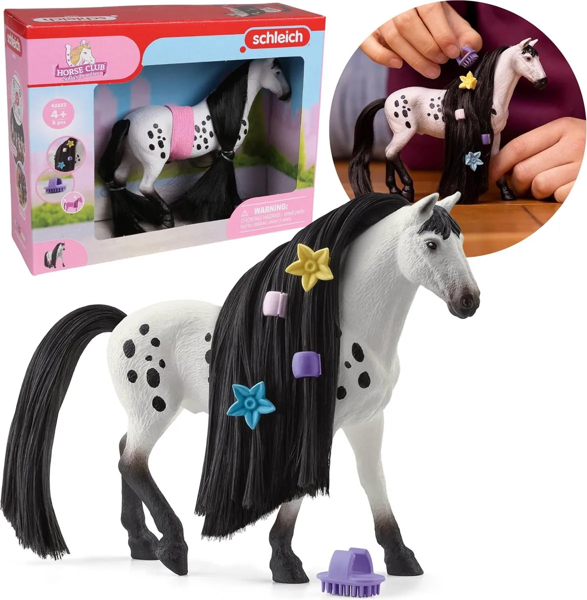 Schleich Horse Club Knabstrupper Hengst SLH42622