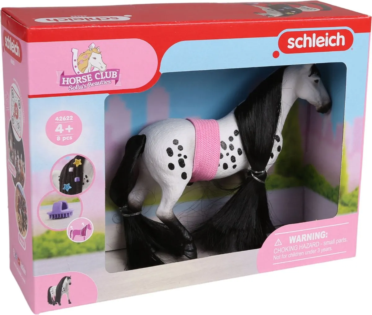 Schleich Horse Club Knabstrupper Hengst SLH42622 - Wit
