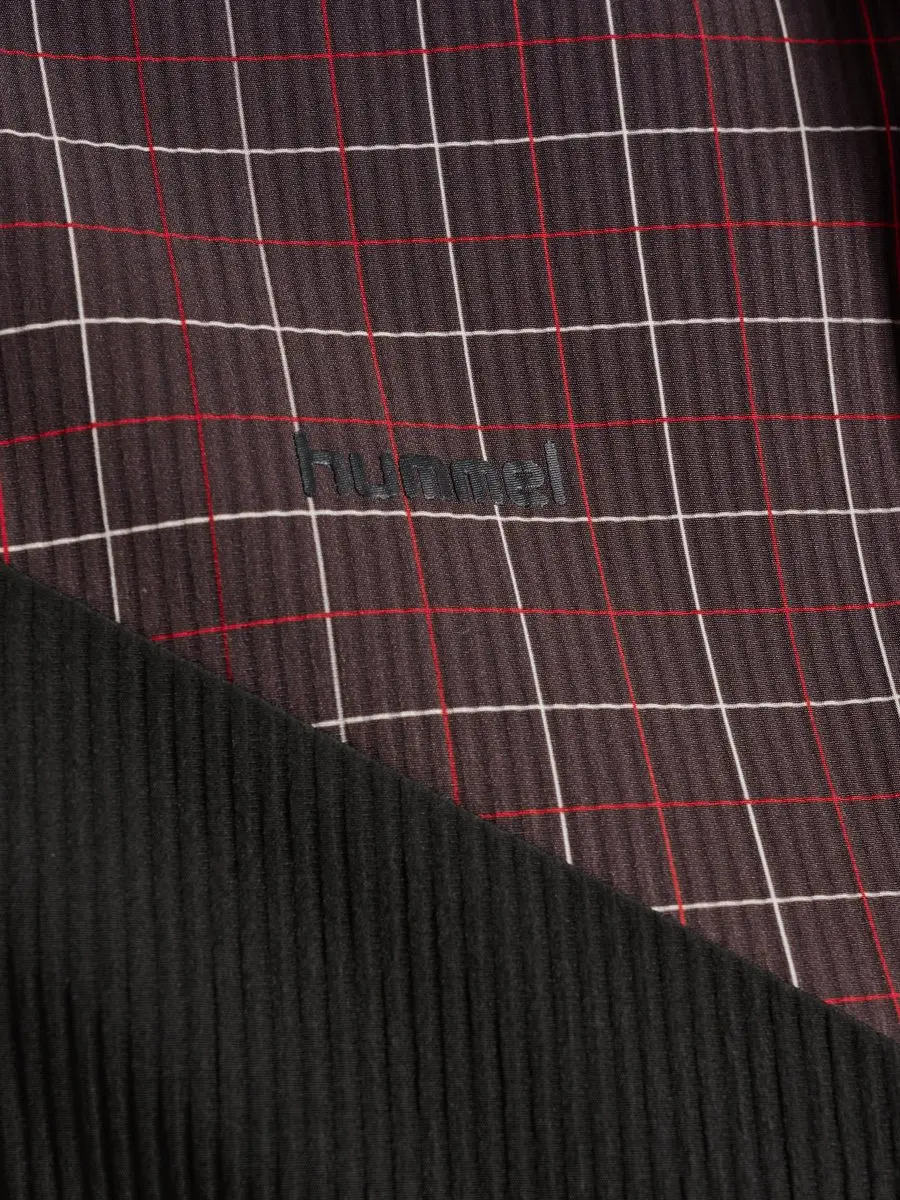 hmlI-D FUNNEL NECK CHECK JACKET