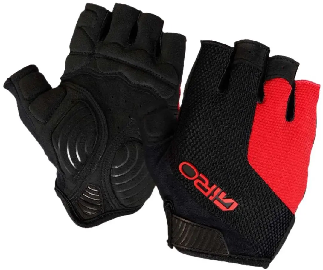 Giro Strade Dure Super Gel Korte Handschoenen Rood,Zwart L Man