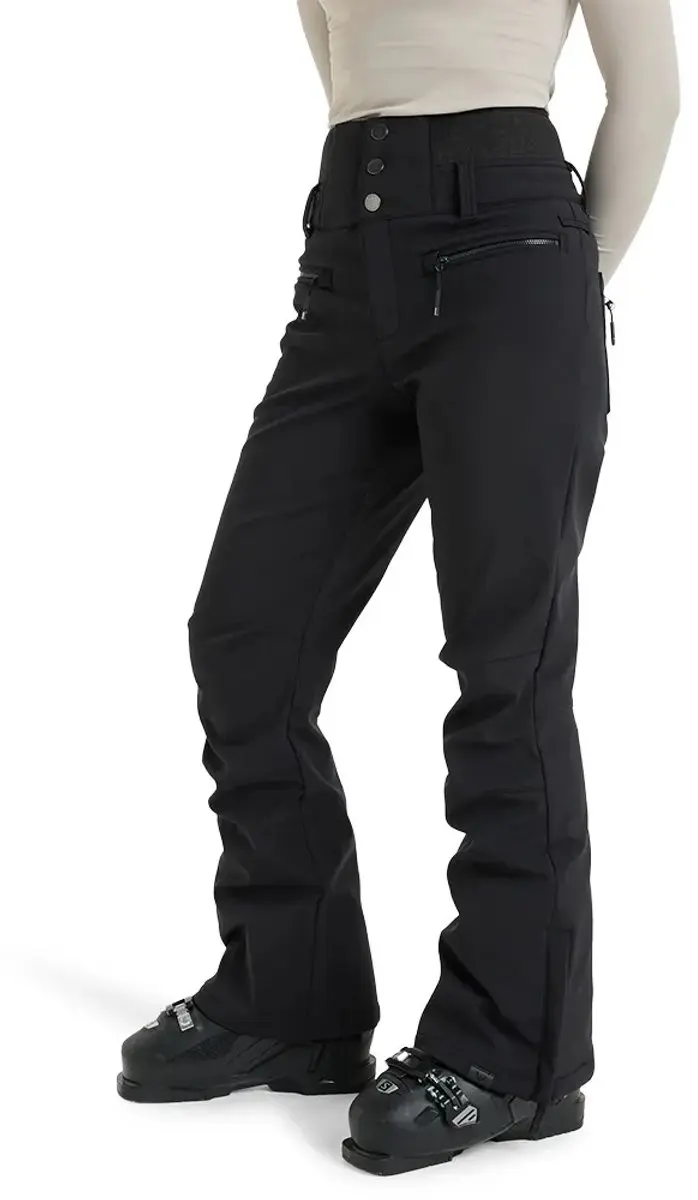 Roxy Rising High Broek - Vrouw L - True Black