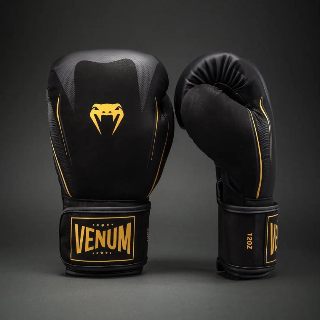Venum G-Core Bokshandschoenen 14 oz - Zwart/Goud