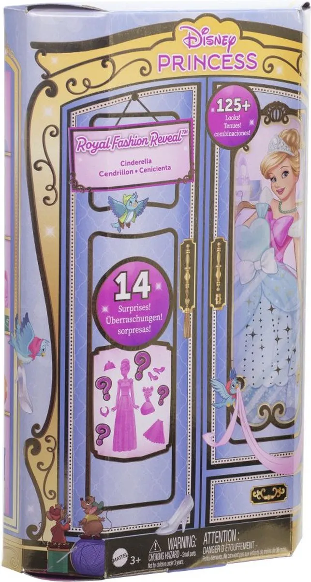 Disney Princess Cinderella Royal Fashion Reveal Pop - 125+ Looks - Meerkleurig