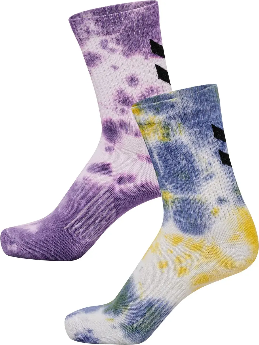 hmlCHEVRON TIE DYE 2-PACK SOCKS
